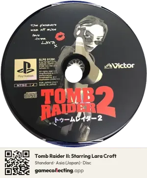 Tomb Raider II: Starring Lara Croft PlayStation, Asia disc