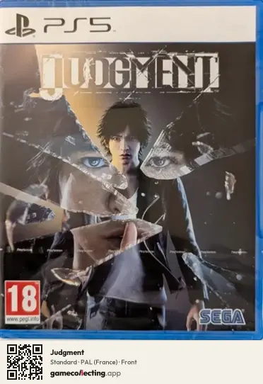 Judgment PlayStation 5, France box front