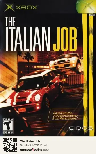 The Italian Job Xbox, NTSC box front