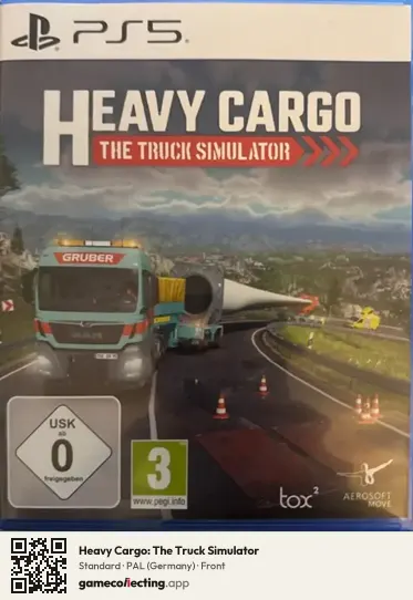 Heavy Cargo: The Truck Simulator PlayStation 5, Germany box front
