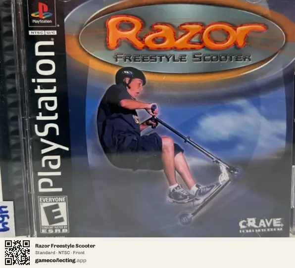 Razor Freestyle Scooter PlayStation, NTSC box front