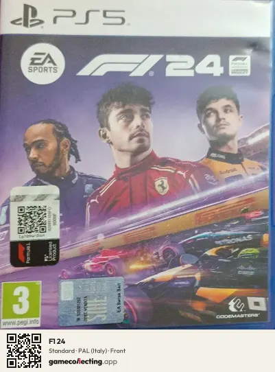 F1 24 PlayStation 5, Italy box front