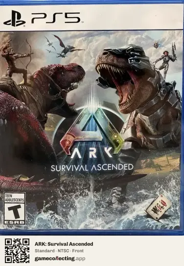 ARK: Survival Ascended PlayStation 5, NTSC box front