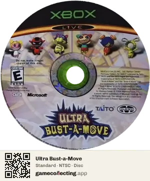 Ultra Bust-a-Move Xbox, NTSC disc