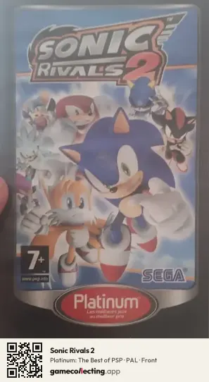 Sonic Rivals 2 PlayStation Portable, PAL box front