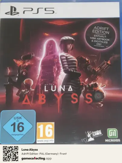 Luna Abyss PlayStation 5, Germany box front