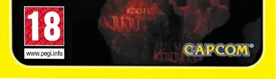 Resident Evil 5, the PEGI square on its front