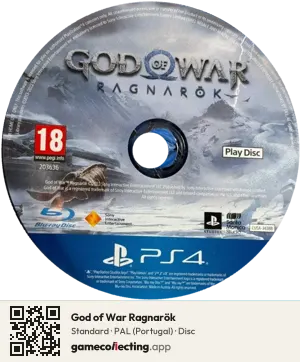 God of War Ragnarök PlayStation 4, PAL disc