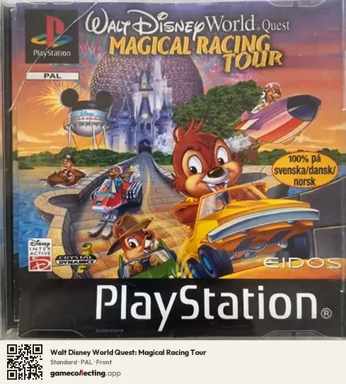 Walt Disney World Quest: Magical Racing Tour PlayStation, PAL box front