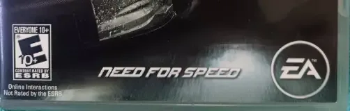 Shift 2: Unleashed, the ESRB box on its front