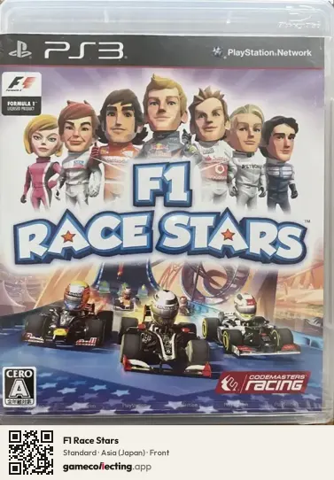 F1 Race Stars PlayStation 3, Asia box front