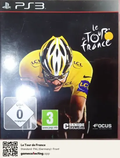 Le Tour de France PlayStation 3, Germany box front