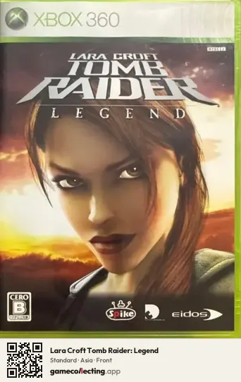 Lara Croft Tomb Raider: Legend Xbox 360, Asia box front