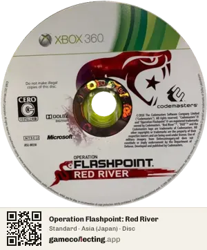 Operation Flashpoint: Red River Xbox 360, Asia disc