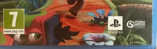 Sackboy: A Big Adventure, the PEGI square on its front