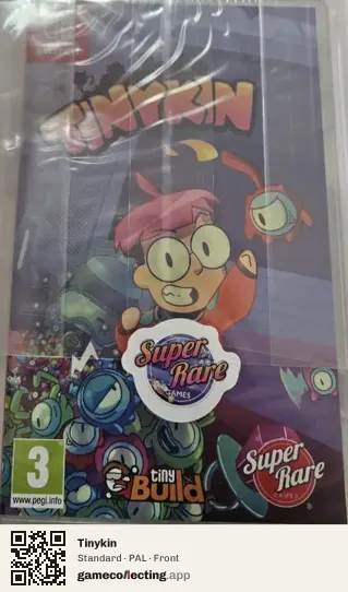 Tinykin Nintendo Switch, PAL box front