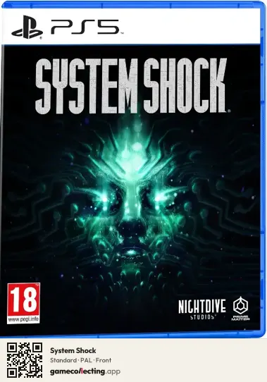 System Shock PlayStation 5, PAL box front