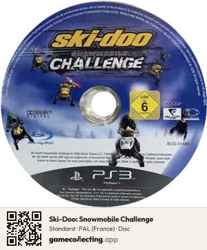 Ski-Doo: Snowmobile Challenge PlayStation 3, PAL disc