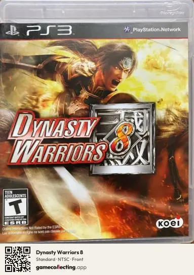 Dynasty Warriors 8 PlayStation 3, NTSC box front