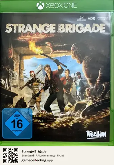 Strange Brigade Xbox One, Germany box front