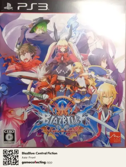BlazBlue: Central Fiction PlayStation 3, Asia box front