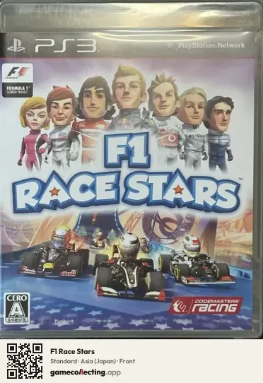 F1 Race Stars PlayStation 3, Asia box front