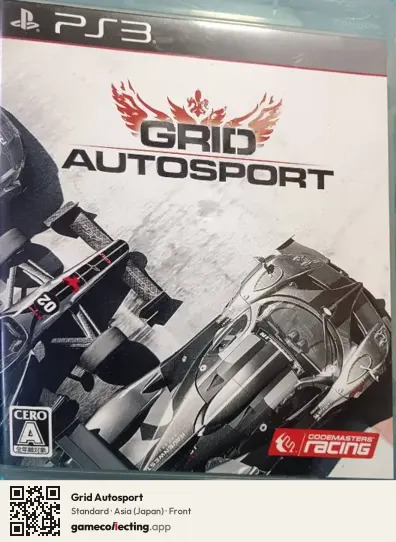 Grid Autosport PlayStation 3, Asia box front