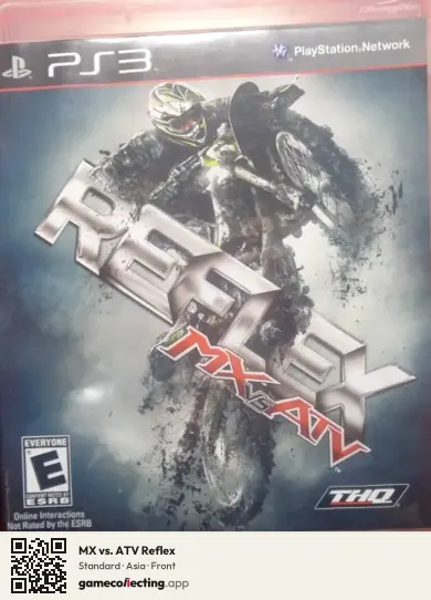 MX vs. ATV Reflex PlayStation 3, Asia box front