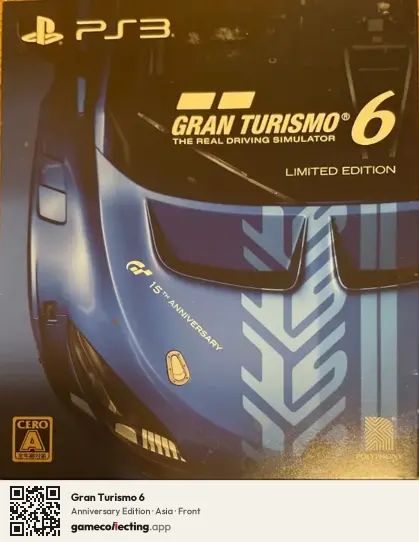 Gran Turismo 6 PlayStation 3, Asia box front