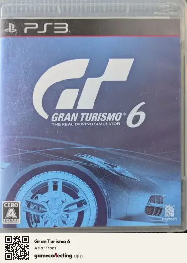 Gran Turismo 6 PlayStation 3, Asia box front