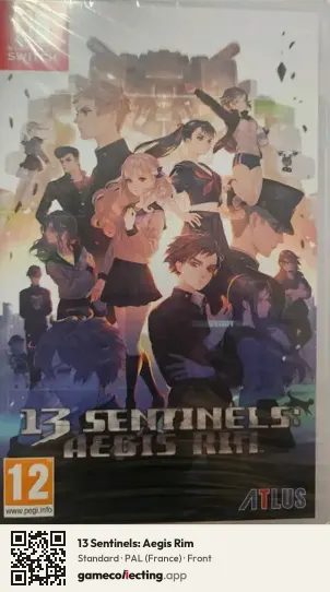 13 Sentinels: Aegis Rim Nintendo Switch, France box front