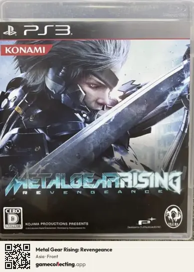 Metal Gear Rising: Revengeance PlayStation 3, Asia box front