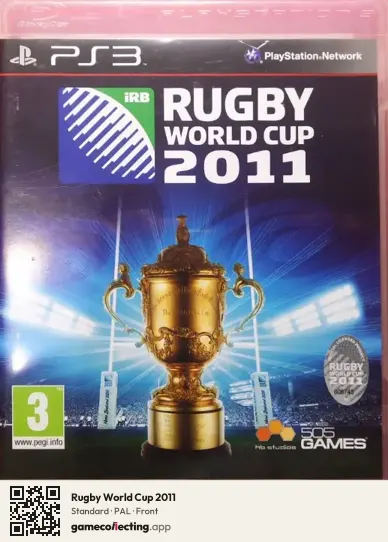 Rugby World Cup 2011 PlayStation 3, PAL box front