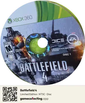 Battlefield 4 Xbox 360, NTSC disc