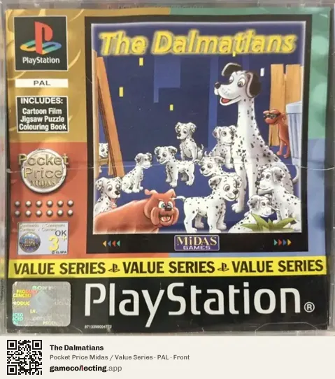 The Dalmatians PlayStation, PAL box front