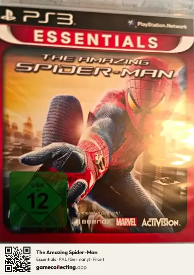 The Amazing Spider-Man PlayStation 3, Germany box front