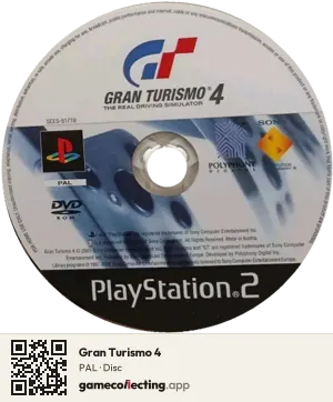 Gran Turismo 4 PlayStation 2, PAL disc