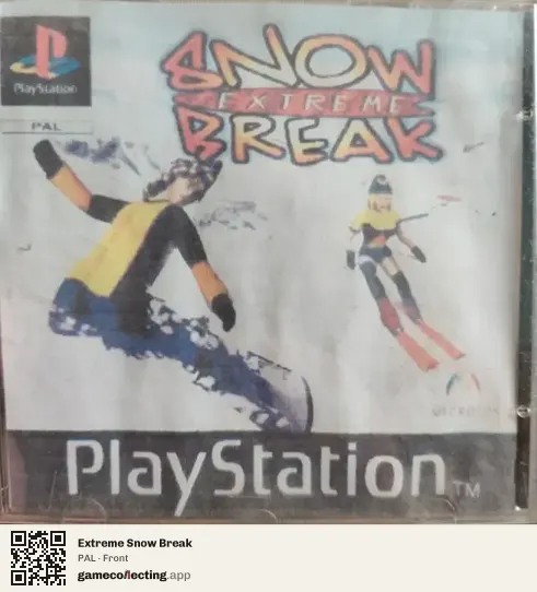 Extreme Snow Break PlayStation, PAL box front