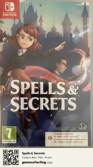 Spells & Secrets Nintendo Switch, PAL box front