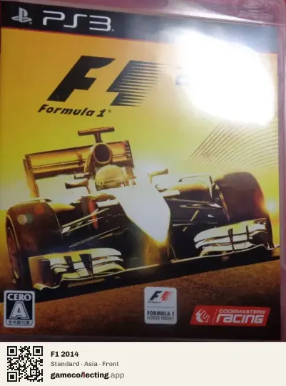 F1 2014 PlayStation 3, Asia box front