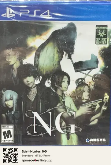 Spirit Hunter: NG PlayStation 4, NTSC box front