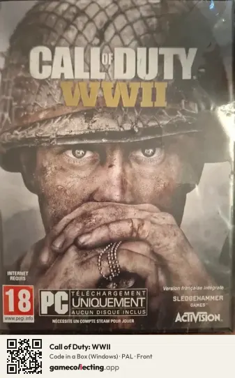 Call of Duty: WWII Computer, PAL box front