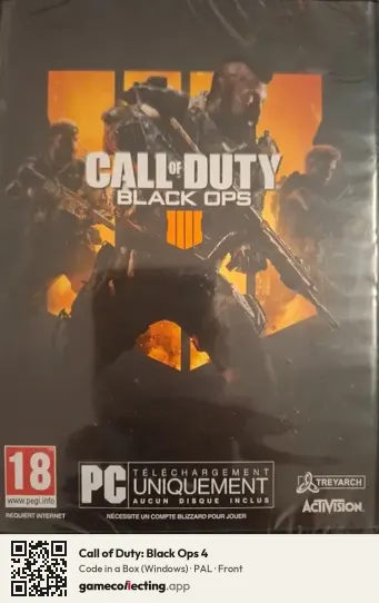 Call of Duty: Black Ops 4 Computer, PAL box front
