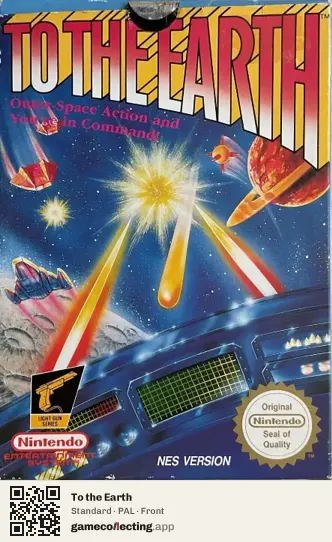 To the Earth Nintendo Entertainment System, PAL box front