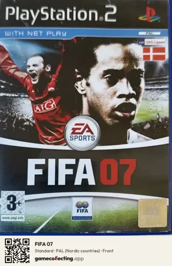 FIFA 07 PlayStation 2, Nordic countries box front
