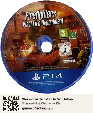 Werksbrandschutz: Die Simulation PlayStation 4, PAL disc