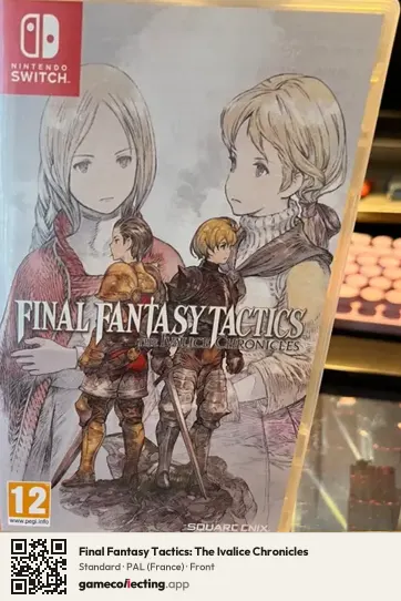 Final Fantasy Tactics: The Ivalice Chronicles Nintendo Switch, France box front