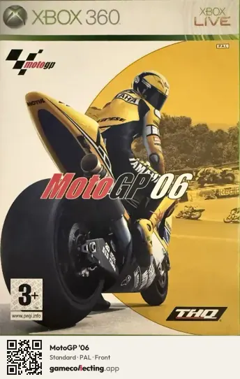 MotoGP '06 Xbox 360, PAL box front