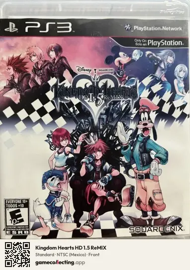 Kingdom Hearts HD 1.5 ReMIX PlayStation 3, Mexico box front