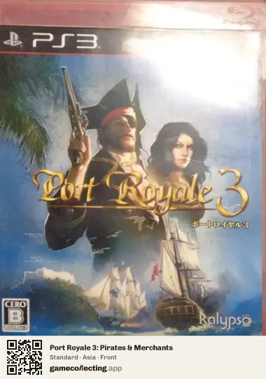 Port Royale 3: Pirates & Merchants PlayStation 3, Asia box front